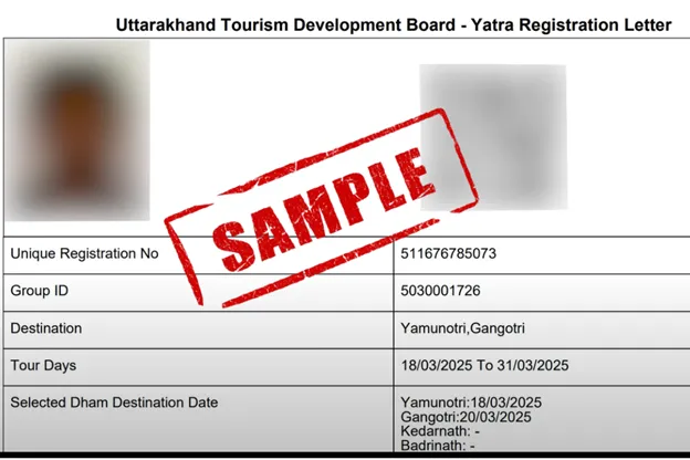 Chardham Yatra Registration Process