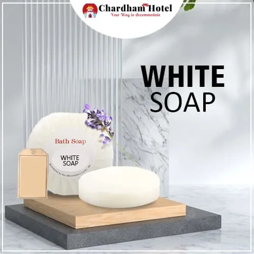 Hotel White Soap-20gm square shape